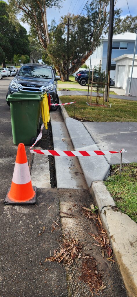 Concrete remediation and repair – Strive Engineering Sydney Civil engineer inspecting concrete remediation work for residential property in Sutherland Shire